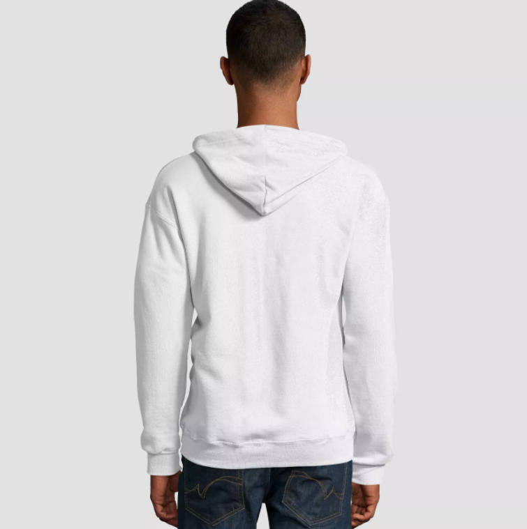 White with Zipper Hoodie